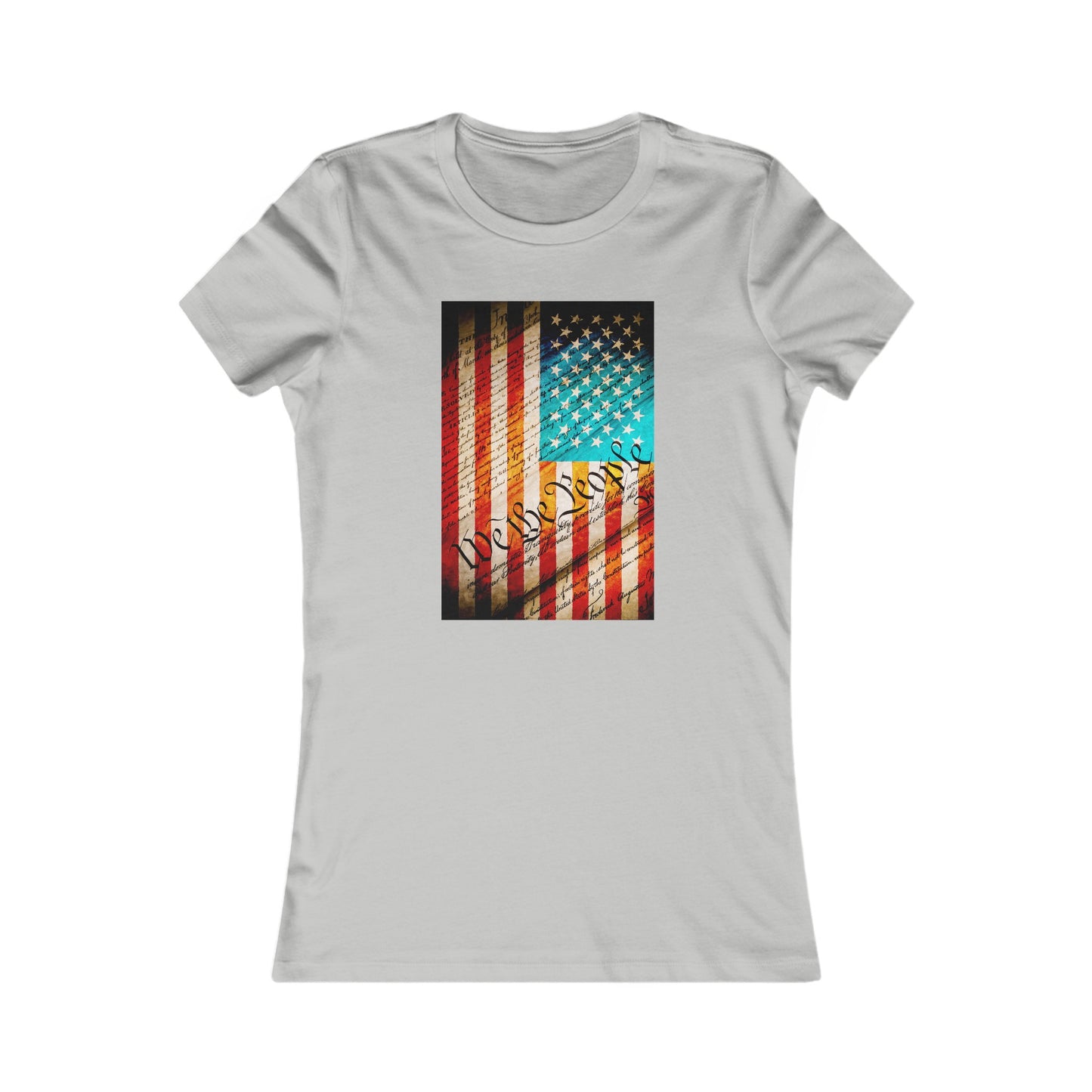 We The People, USA Flag Women's Favorite Tee