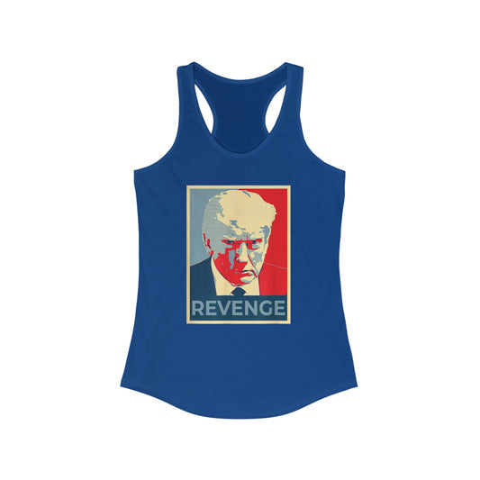 Trump Mugshot Revenge Women's Ideal Racerback Tank