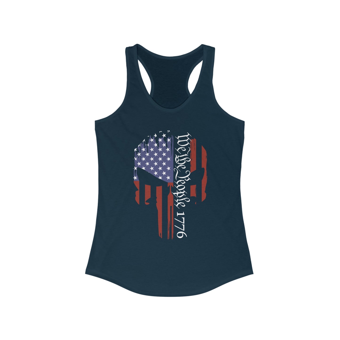 Punisher- We The People 1776 Women's Ideal Racerback Tank