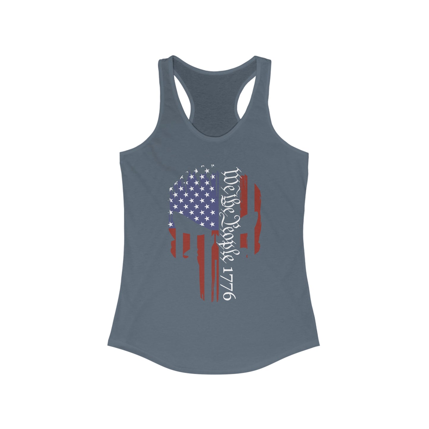 Punisher- We The People 1776 Women's Ideal Racerback Tank