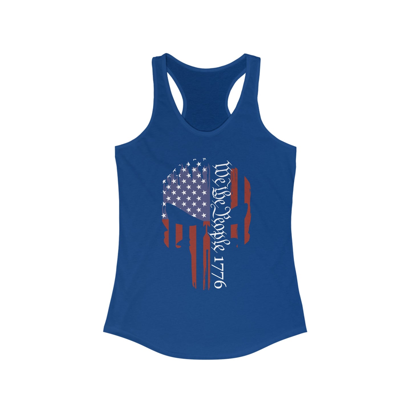 Punisher- We The People 1776 Women's Ideal Racerback Tank