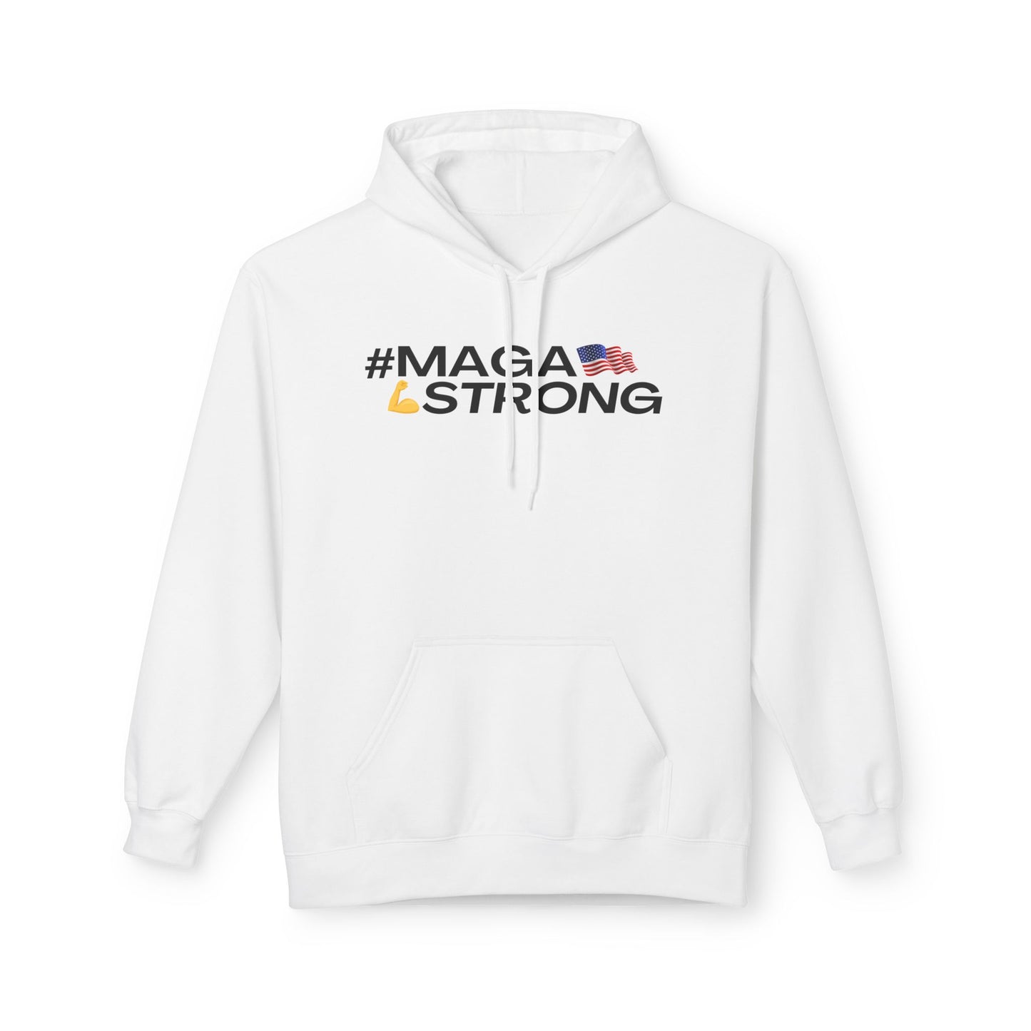 MAGA Strong Softstyle Fleece Hoodie