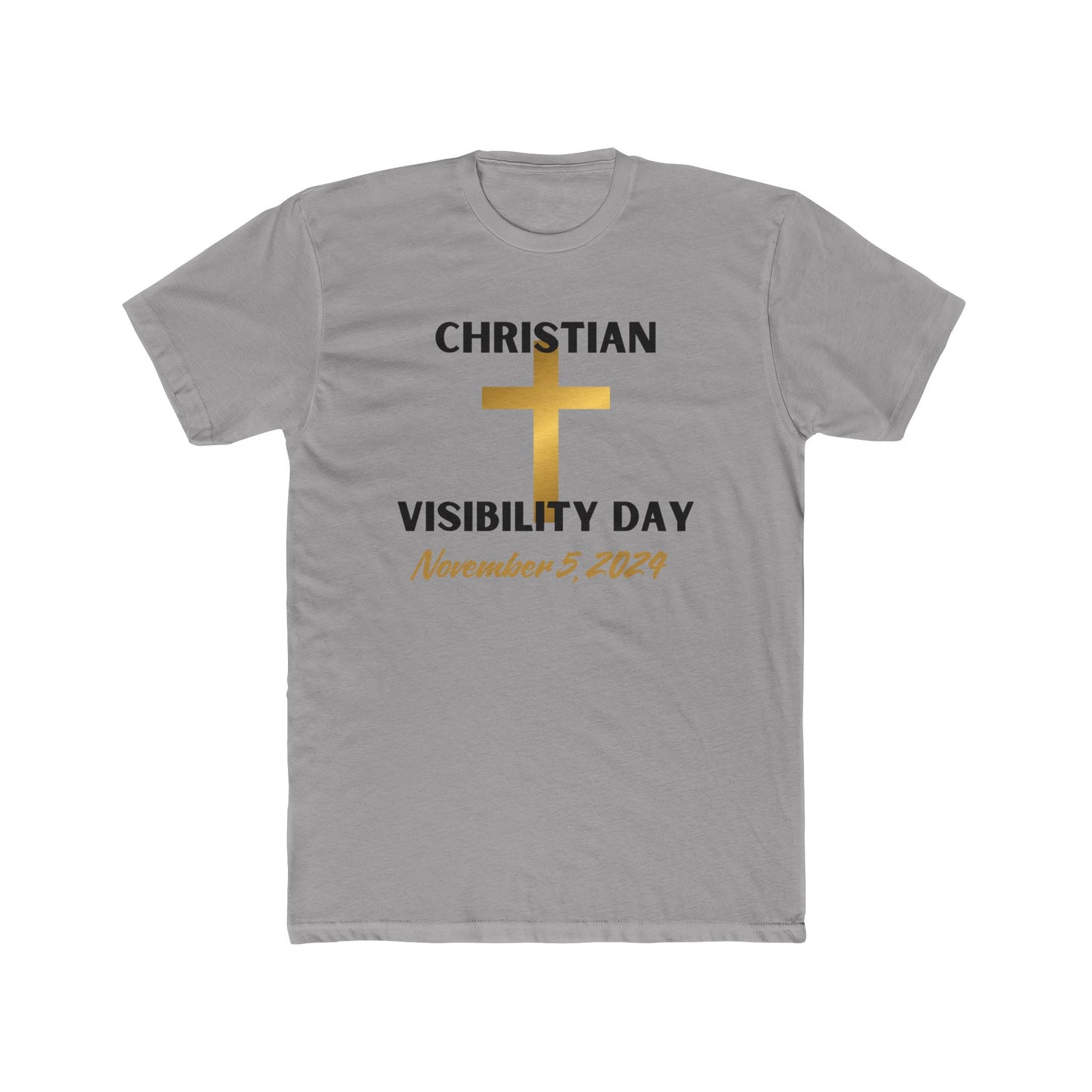 Christian Visibility Day Cotton Crew Tee