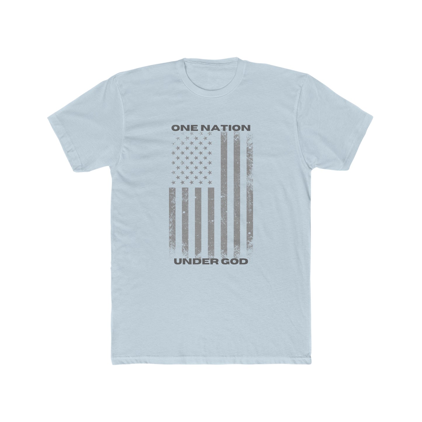 One Nation, Under God Cotton Crew Tee