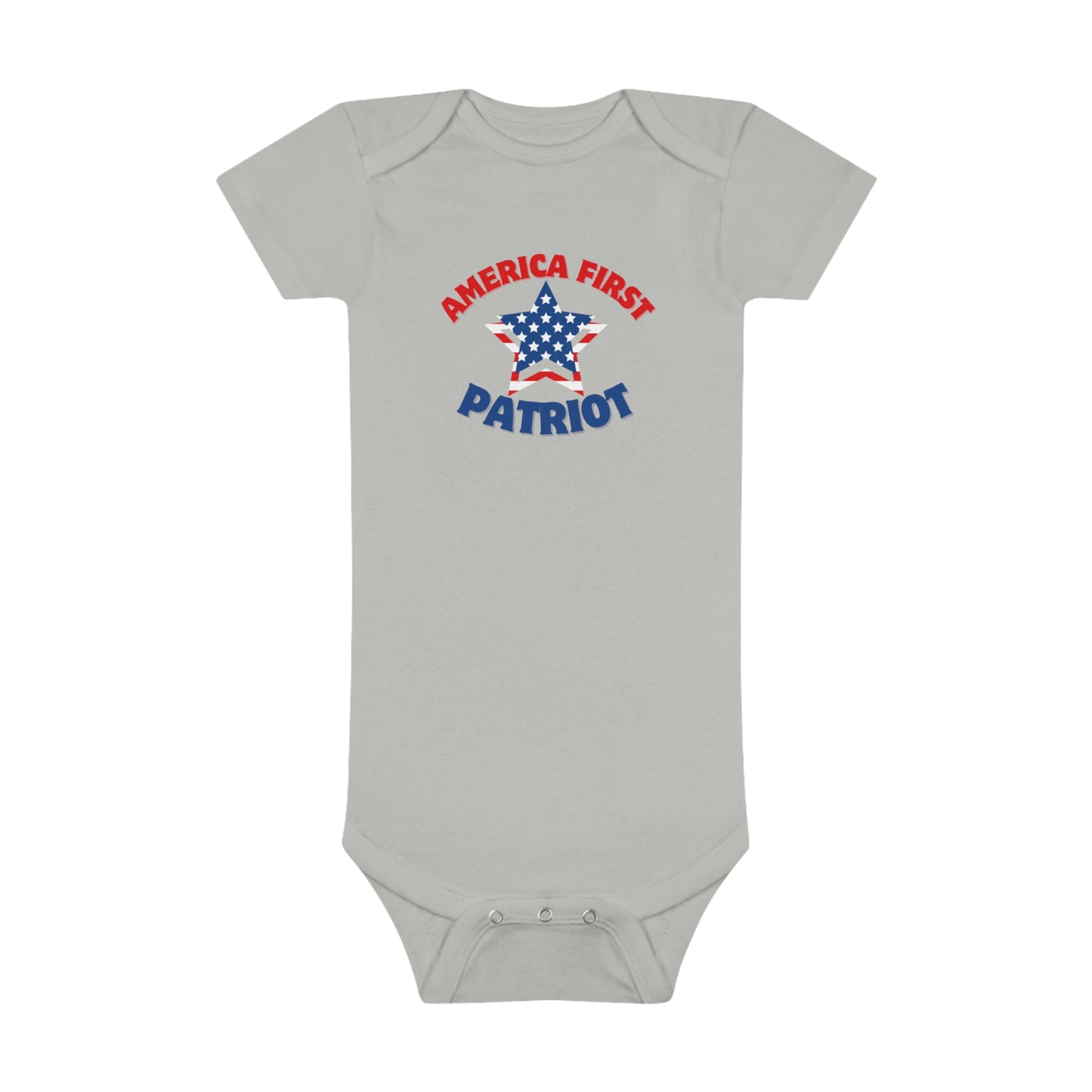 America First Patriot Baby Short Sleeve Onesie®